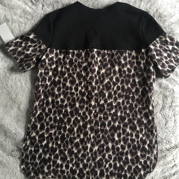 Longchamp Leopard Print Silk Top (NWT)- Size:4 - Picture 3 of 8